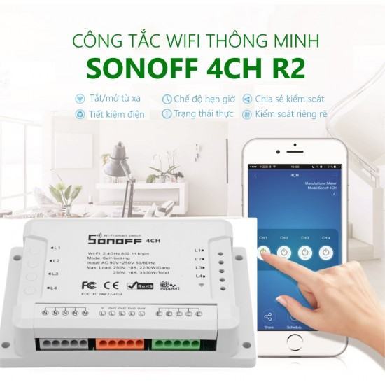 Sonoff 4CH R2