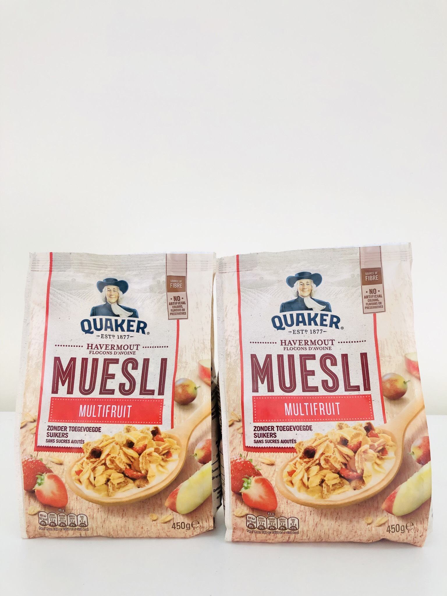 Ngũ Cốc Yến Mạch Ăn Sáng Đủ Loại Trái Cây Quaker Muesli