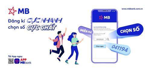 Mở tài khoản như ý trên app MB bank