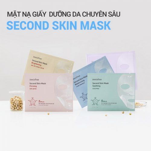 Mặt nạ dưỡng da chuyên sâu Innisfree Second Skin Mask