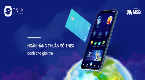 Tnex - ngân hàng số thế hệ mới dành cho giới trẻ