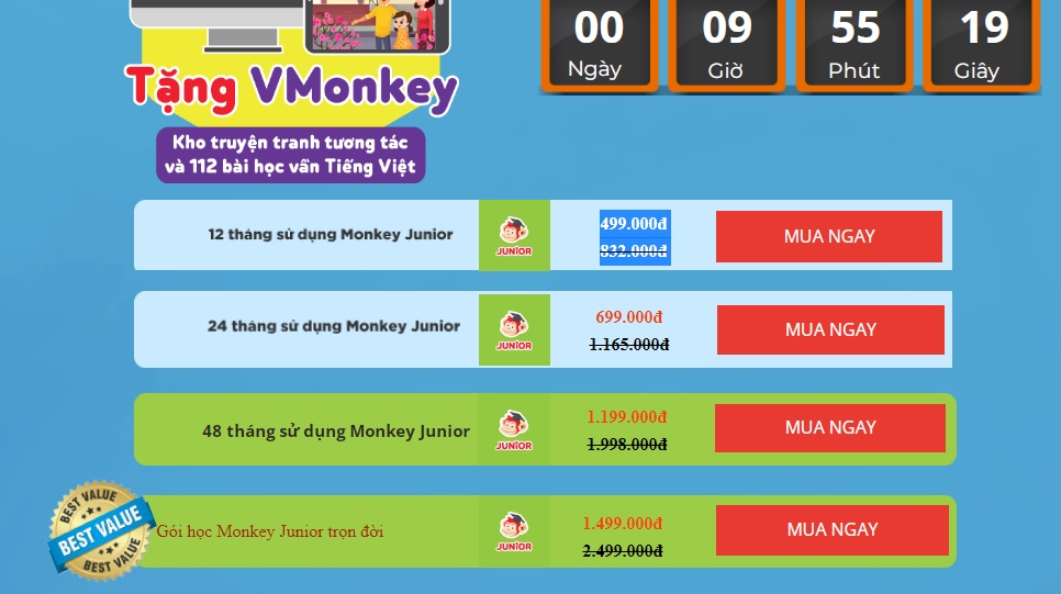 monkey junior - sosanhgia.com.vn