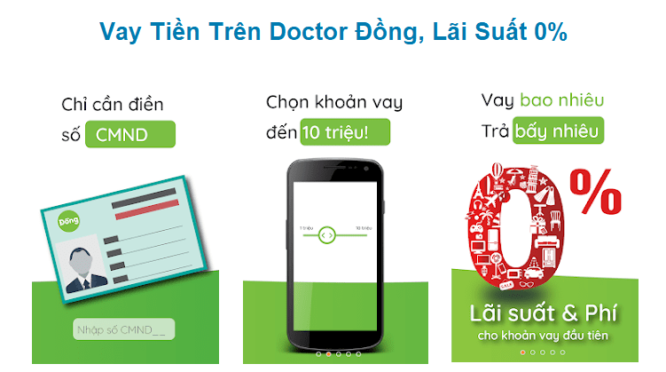 Hướng dẫn chi tiết cách vay tiền online trên Doctor Đồng